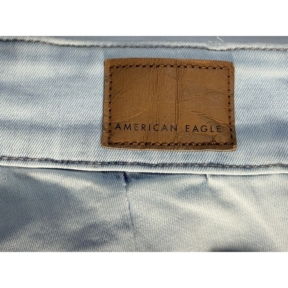 NWT American Eagle Next Level Stretch High Rise Shortie Denim Shorts Size 0 25W - Picture 9 of 9